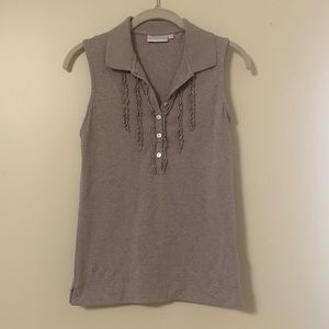 Daily Sports Taupe Golf Top